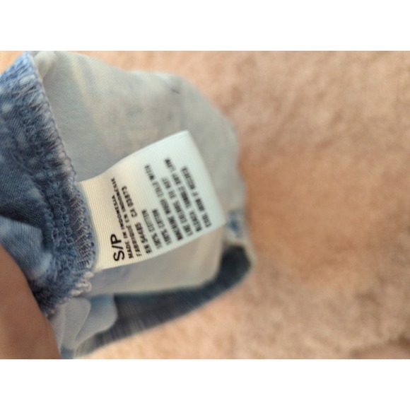 American Eagle Light Blue Lightweight Elastic Shorts S - Picture 4 of 4